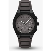 Armani Exchange Men's Sync Chronograph Gray Silicone Watch