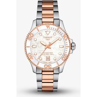 Tissot Mens Seastar 1000 Two-Tone Mother Of Pearl Dial Watch T120.210.22.111.00