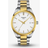 Tissot Mens PR 100 Two Tone White Dial Date Watch T150.410.22.011.00