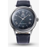 Orient Mens Bambino Navy Blue Dial Leather Strap Watch RA-AC0024L