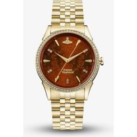 Vivienne Westwood Ladies Wallace Gold Bracelet Watch VV208RDGD