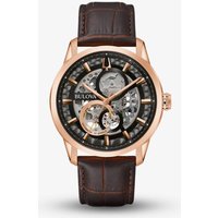 Bulova Mens Sutton Rose Gold Plated Expansion Watch 97A169