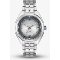 Bulova Mens Jet Star Grey Dial Stainless Steel Bracelet Watch 96B472