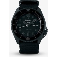 Seiko Mens 5 Sports Blackout Fabric Strap Watch SRPD79K1