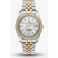 Jacques du Manoir Ladies Inspiration Elegance Silver Dial Two Tone Bracelet Watch NROP.07