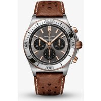Breitling Chronomat B01 42 Triumph Brown Leather Strap Watch TB0134101M1X1