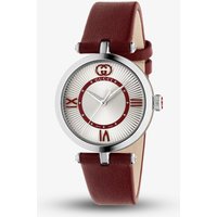 Gucci Ladies Cruise Red Leather Strap Watch YA167508