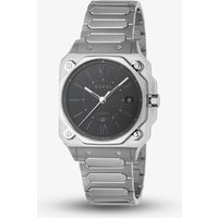 Gucci Unisex G-Flat Automatic Black Dial Watch YA166401