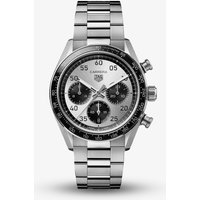 TAG Heuer Mens Carrera Chronograph Sport Silver Dial Bracelet Watch CDB2113.BA0054