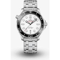 OMEGA Mens Seamaster Co-Axial Master Chronometer White Dial Bracelet Watch 210.30.42.20.04.001