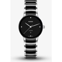 Rado Centrix Diamond Black Ceramic & Stainless Steel Bracelet Watch