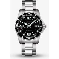 Longines Mens HydroConquest Automatic Black Dial Bracelet Watch L3.742.4.56.6