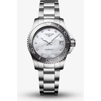 Longines Ladies Hydroconquest Mother Of Pearl Watch L3.370.4.87.6