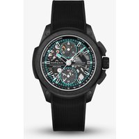NORQAIN Wild One Skeleton Chrono Black Rubber Strap Watch N3002.40Q01.B07.R01
