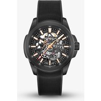 NORQAIN Mens Independence Titanium Skeleton Dial Rubber Strap Watch N3000.07T01.B03.R01