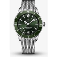 Breitling Mens Superocean Heritage B31 Automatic 40mm Green Dial Watch AB3110361L1A1