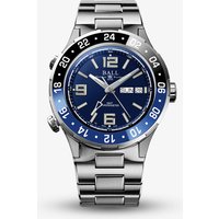 BALL Mens Limited Edition Roadmaster Marine GMT Blue Dial Watch DG3000A-S1CJ-BE