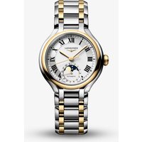 Longines Ladies PrimaLuna Moonphase Two Tone Yellow Gold Watch L8.126.5.79.7