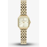 Olivia Burton Women's Mini Grosvenor Light Yellow Gold tone Bracelet Watch