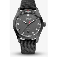 Alpina Mens Startimer Pilot Automatic Grey Strap Watch AL-525G4TS26