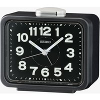Seiko Retro Black Bell Alarm Clock QHK062K