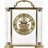 Gold Skeleton Movement Mantel Clock W2918