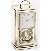 Rhythm Gold Tone Gilt Oblong Mantel Clock 4SG771WR18
