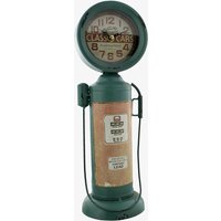 Hometime Gas Pump Metal Mantel Clock W2782