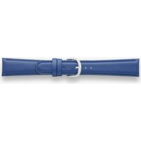 Darlena Newbury Blue Leather Silver Buckle Watch Strap 1002