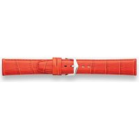 Darlena Lulworth Red Leather Silver Buckle Watch Strap 1209