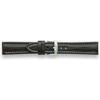 Darlena Bath Black Padded Leather Watch Strap LS1370 BLK 18MM (1) (SS)