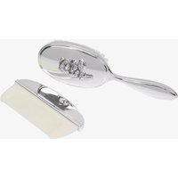 Celebrations Silver Plated Teddy Brush & Comb Set Gift 6310