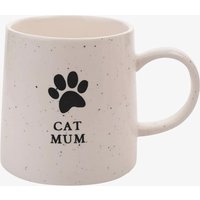 Best Of Breed Paw Prints Mug - Cat Mum, White