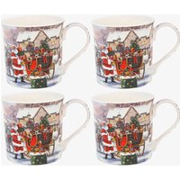 Christmas Santa 4 Piece Mug Set LP55044