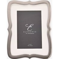 Wavy Edged 4x6 Silver Photo Frame FS79146
