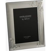 Impressions Silver Plated Butterfly 5x7 Inch Photo Frame FS100457