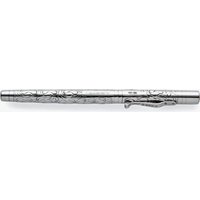 Yard O Led Perfecta Victorian Sterling Silver Patterned Fountain Pen 943921