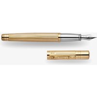 Yard O Led Pinstripe 72 Sterling Silver Gold Vermeil Fountain Pen 945750G