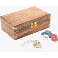 Harvey Makin Wooden Poker Set Gift HM2211