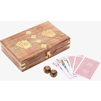 Harvey Makin Cards & Dice Wooden Games Gift Set HM1992