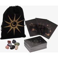 Tarot Cards And Crystals Velvet Pouch Gift Set HW685