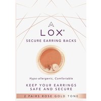 Connoisseurs Rose Gold-tone Secure Earring Backs LOX 2RGDP –