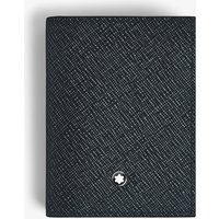 Montblanc Sartorial Tweed Blue Leather 4CC Card Holder 220391