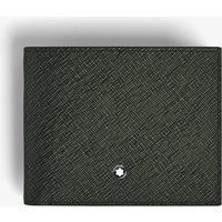 Montblanc Sartorial Tweed Khaki Leather 6CC Wallet 220385