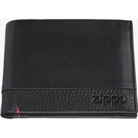 Zippo Black Nappa Leather Tri-Fold Wallet 2006023