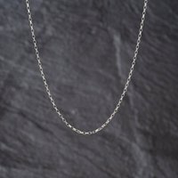 Second Hand 9ct White Gold 16 Inch Belcher Chain 41021700