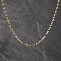 Second Hand 9ct Yellow Gold 18 Inch Curb Chain 41021728