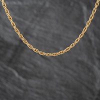 Second Hand 9ct Yellow Gold 22 Inch Prince Of Wales Chain 41041866