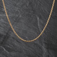 Second Hand 9ct Yellow Gold 18 Inch Rope Chain 41041875