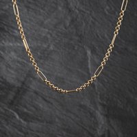 Second Hand 9ct Yellow Gold Nine Plus One Link 18 Inch Belcher Chain 41041879